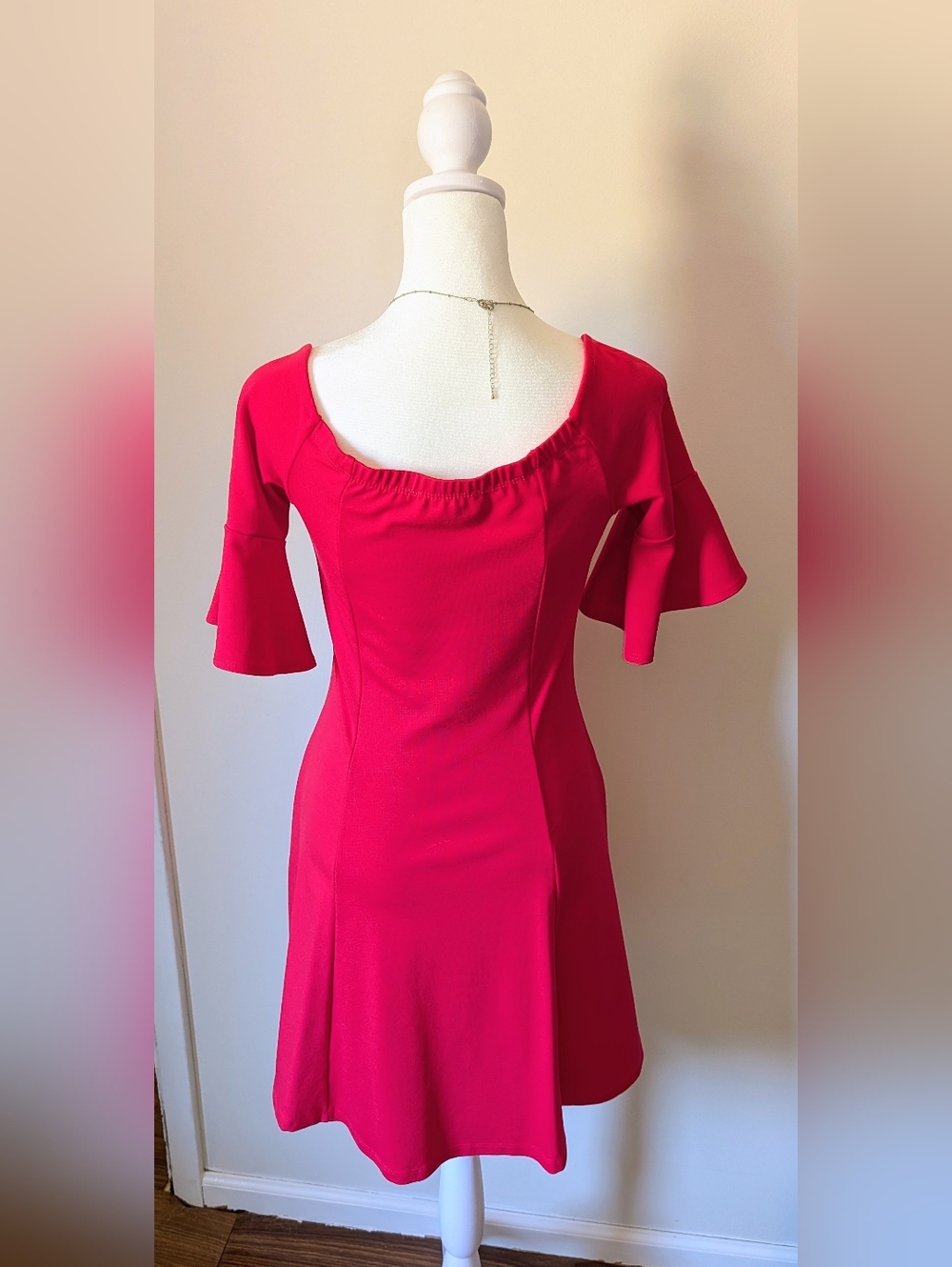 Sassy Red Dress - Picture 3 of 5
